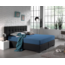 Hoeslaken - dubbel jersey - blauw