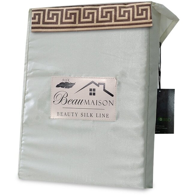 Glans satijn dekbedovertrek Lace - Off White - 2-persoons (200x220 + 2st 60x70 cm)