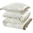 Glans satijn dekbedovertrek Lace - Off White