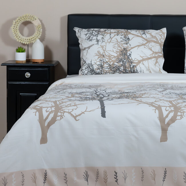 Katoen dekbedovertrek Midas bomen