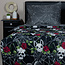 Dekbed zonder overtrek inclusief kussensloop - Skulls & Roses - Microvezel - 300gsm