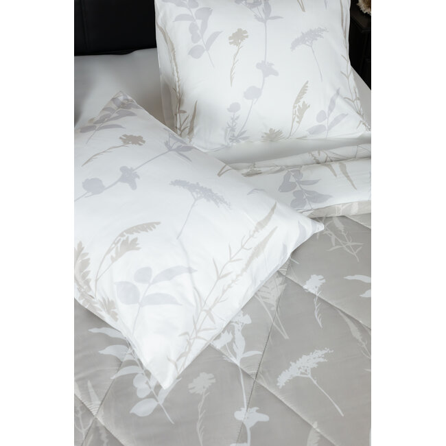 Dekbed zonder overtrek inclusief kussensloop - Silhouette Leaves - Microvezel - 300gsm