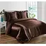 Beauty Silk Glans satijn dekbedovertrek - bruin - 1-persoons (140x220 + 60x70cm)