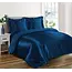 Beauty Silk Glans satijn dekbedovertrek - marine blauw