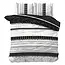 Polykatoen dekbedovertrek Artic Stripe - Wit -Lits-jumeaux (240x220 + 2st 60x70 cm)