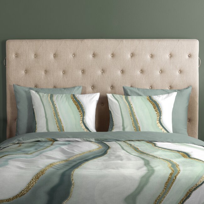 Katoen dekbedovertrek Quincy Sage