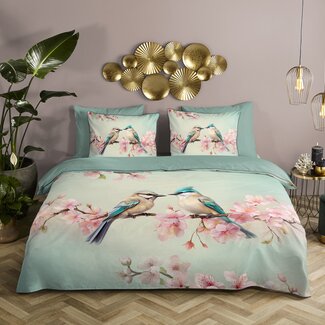 Descanso Katoensatijn dekbedovertrek Minne