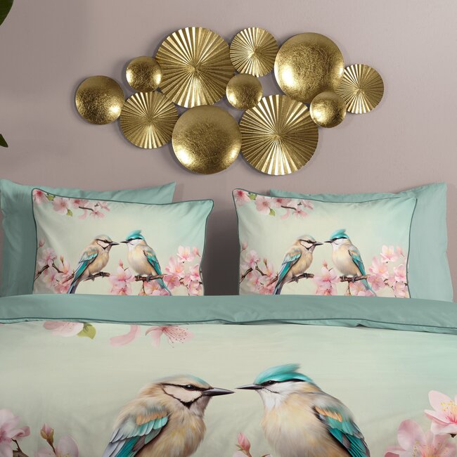 Katoensatijn dekbedovertrek Minne