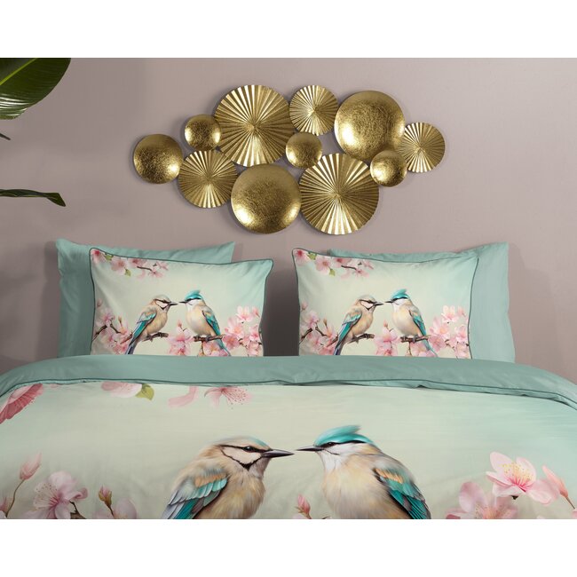 Katoensatijn dekbedovertrek Minne