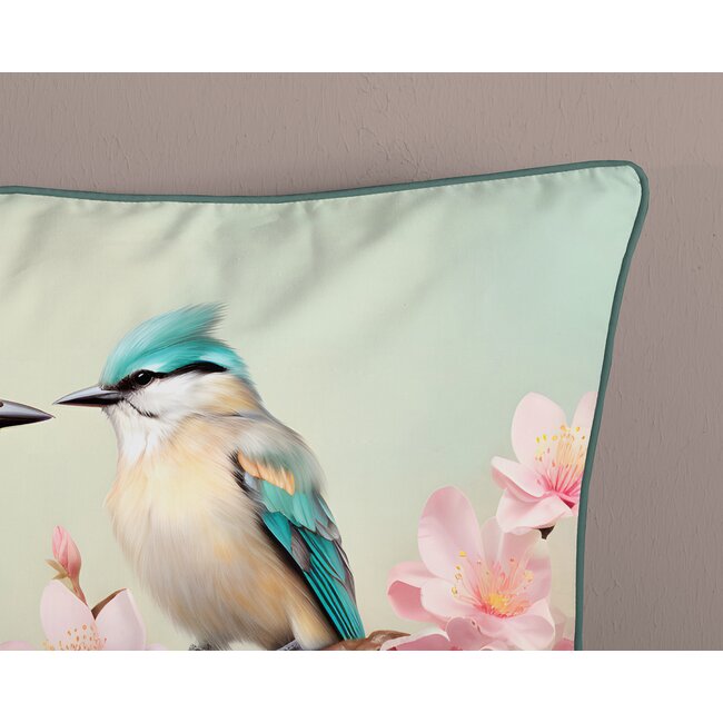 Katoensatijn dekbedovertrek Minne