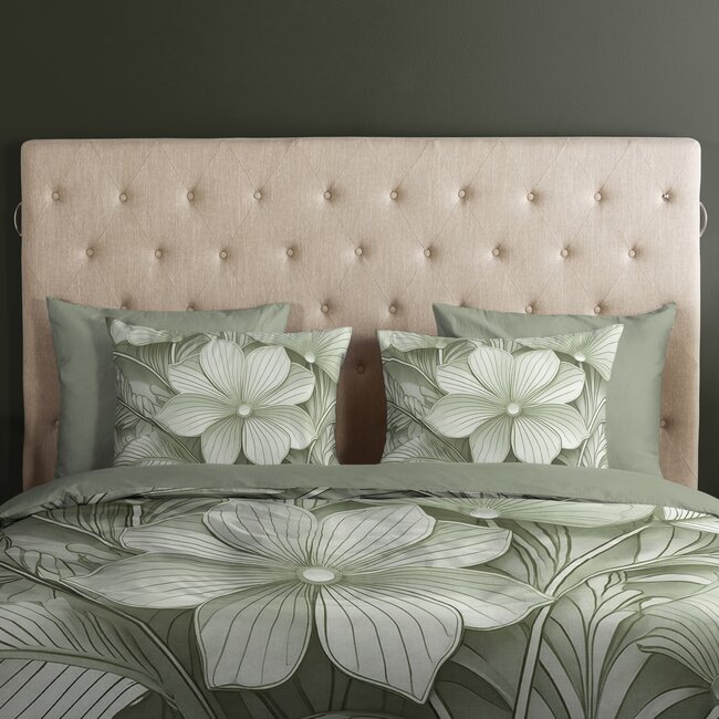 Katoen dekbedovertrek Artdeco Sage