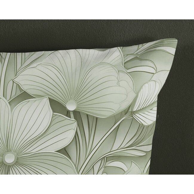 Katoen dekbedovertrek Artdeco Sage