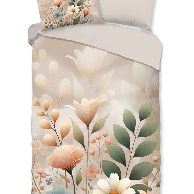 Katoen dekbedovertrek Ingrid Sand