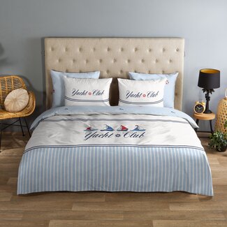 Good Morning Katoen dekbedovertrek Yachtclub Blue