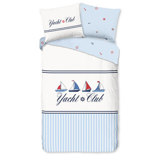 Good Morning Katoen dekbedovertrek Yachtclub Blue