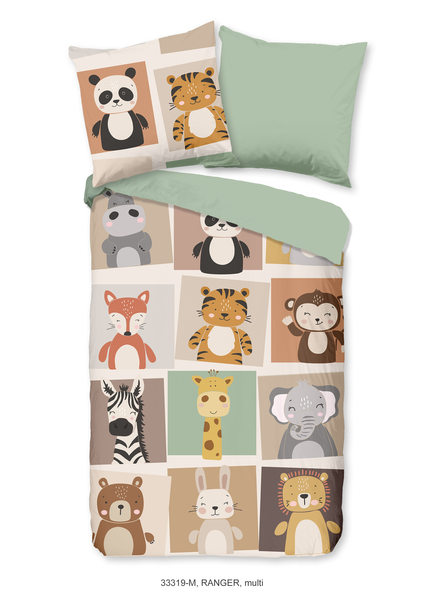 Microvezel kinderdekbedovertrek Ranger - 140x220 + 60x70 cm