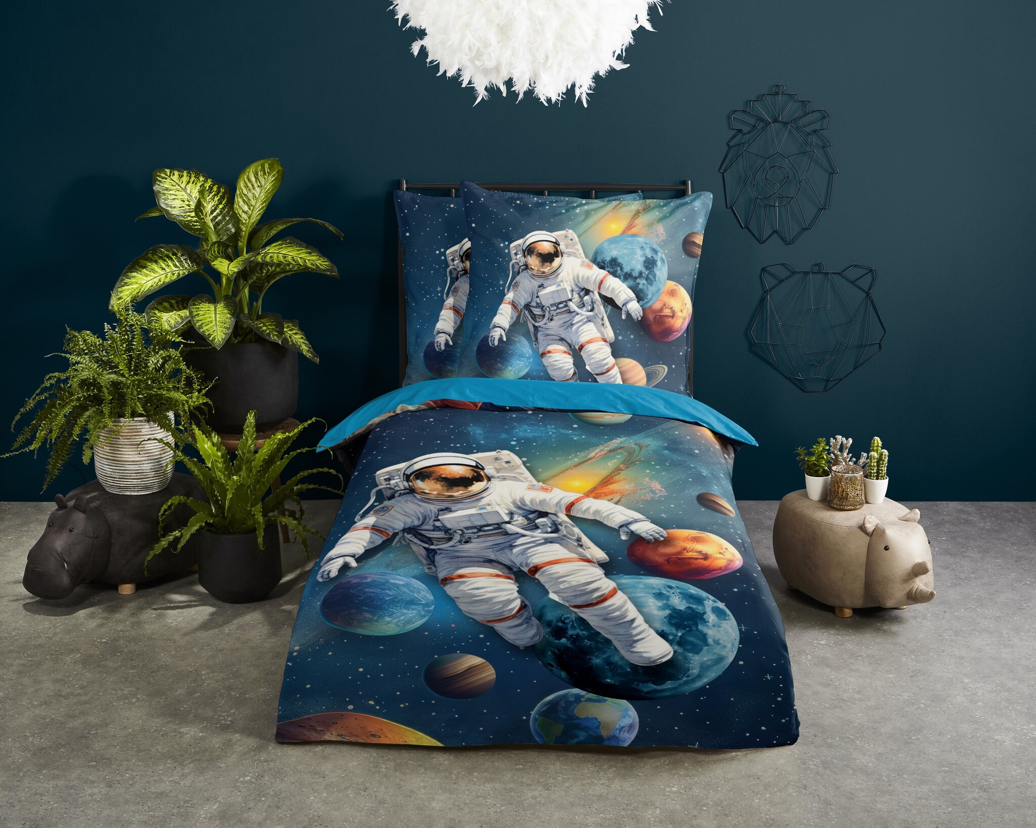 Microvezel kinderdekbedovertrek Saros - 140x220 + 60x70 cm