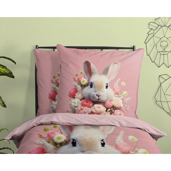 Microvezel kinderdekbedovertrek Cathy - 140x220 + 60x70 cm