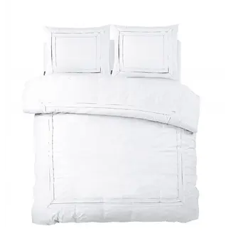 Sleeptime Microvezel dekbedovertrek Tailored - Wit