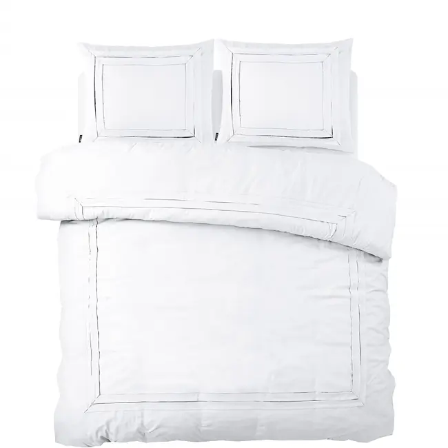 Microvezel dekbedovertrek Tailored - Wit