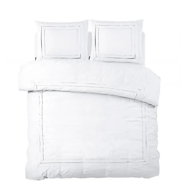 Microvezel dekbedovertrek Tailored - Wit