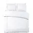 Microvezel dekbedovertrek Tailored - Wit