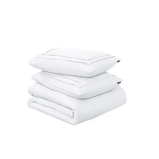 Microvezel dekbedovertrek Tailored - Wit