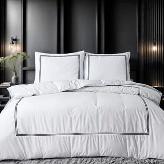 Sleeptime Microvezel dekbedovertrek Brata - Wit