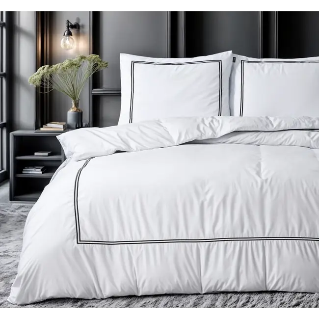 Microvezel dekbedovertrek Brata - Wit