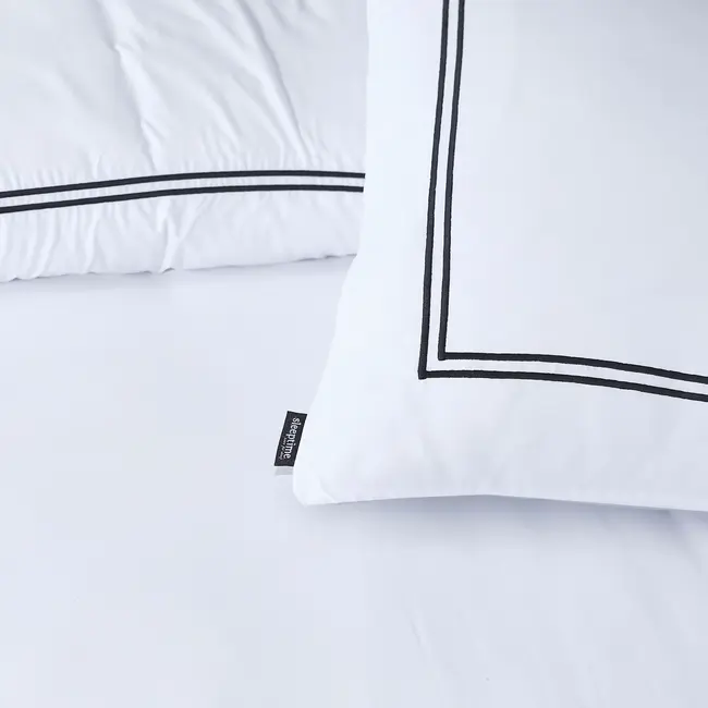 Microvezel dekbedovertrek Brata - Wit