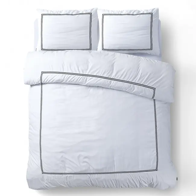 Microvezel dekbedovertrek Brata - Wit