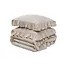 Microvezel dekbedovertrek Ruffles - Taupe