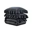 Microvezel dekbedovertrek Ruffles - Antraciet