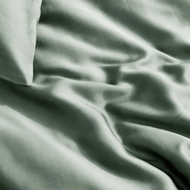 Bamboe dekbedovertrek Groen