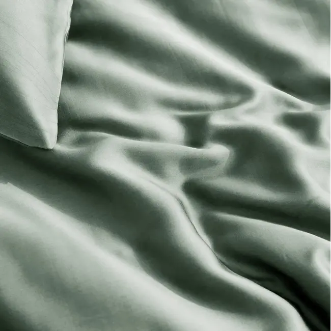 Bamboe dekbedovertrek Groen