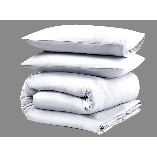 Microvezel dekbedovertrek Valencia - Wit