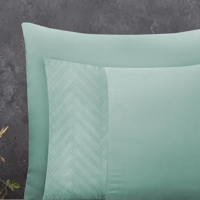 Microvezel dekbedovertrek Valencia - Mintgroen