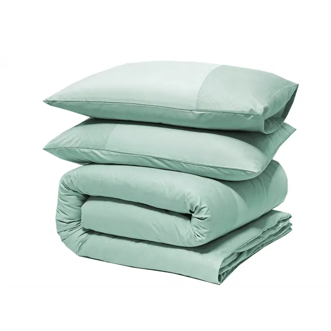 Microvezel dekbedovertrek Valencia - Mintgroen