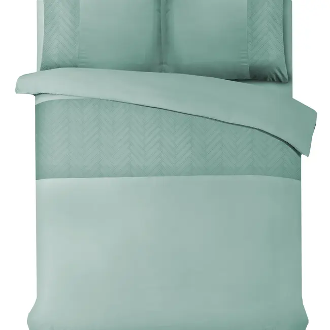 Microvezel dekbedovertrek Valencia - Mintgroen