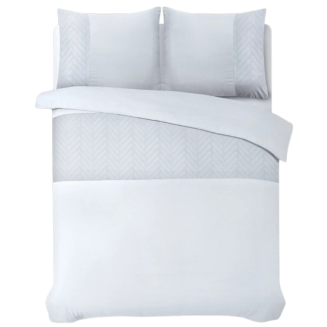 Microvezel dekbedovertrek Monte Negro - Wit