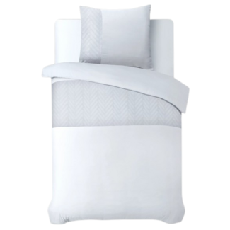 Sleeptime Dekbedovertrek Monte Negro - Wit - Microvezel