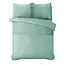 Dekbedovertrek Monte Negro - Mintgroen - Microvezel - 1 40x220 + 60x70 cm