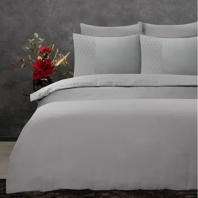 Dekbedovertrek Monte Negro - Zand - Microvezel - 140x220 + 60x70 cm