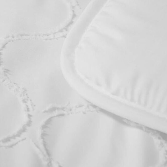 Easy dekbed zonder overtrek inclusief kussensloop - Tufted Curve - wit