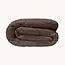 .Decoware® Easy dekbed zonder overtrek inclusief kussensloop - Tufted Curve - bruin