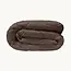 .Decoware® Easy dekbed zonder overtrek inclusief kussensloop - Tufted Curve - bruin