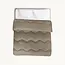 Easy dekbed zonder overtrek inclusief kussensloop - Tufted Curve - taupe
