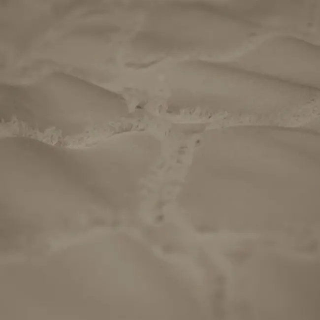 Easy dekbed zonder overtrek inclusief kussensloop - Tufted Curve - taupe