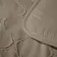 Easy dekbed zonder overtrek inclusief kussensloop - Tufted Curve - taupe
