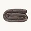 Easy dekbed zonder overtrek inclusief kussensloop - Tufted Waves - bruin